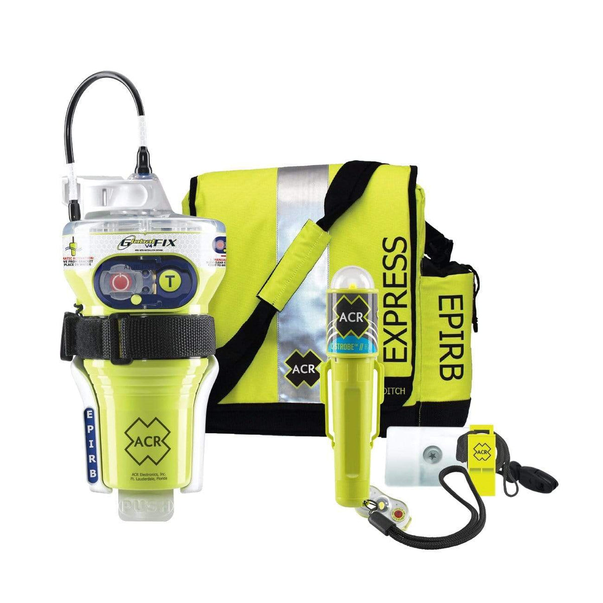 ACR Global Fix V4 Cat2 with Rapid Ditch Bag C-Strobe H20 #2348