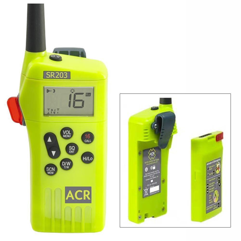 ACR Electronics Qualifies for Free Shipping ACR SR203 GMDSS Survival Radio with Replaceable #2827