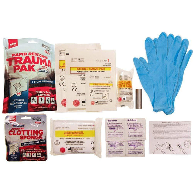 Adventure Medical Qualifies for Free Shipping Adventure Medical Rapid Response Trauma with Quickclot #2064-0294