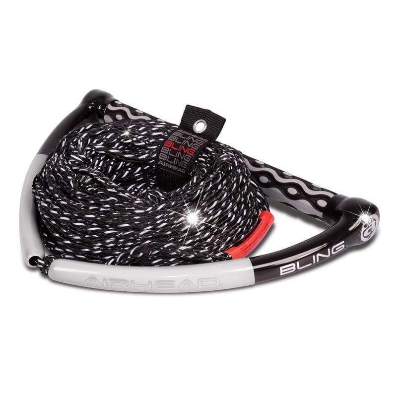 AIRHEAD Bling Stealth Wakeboard Rope 75' 5-Section #AHWR-11BL