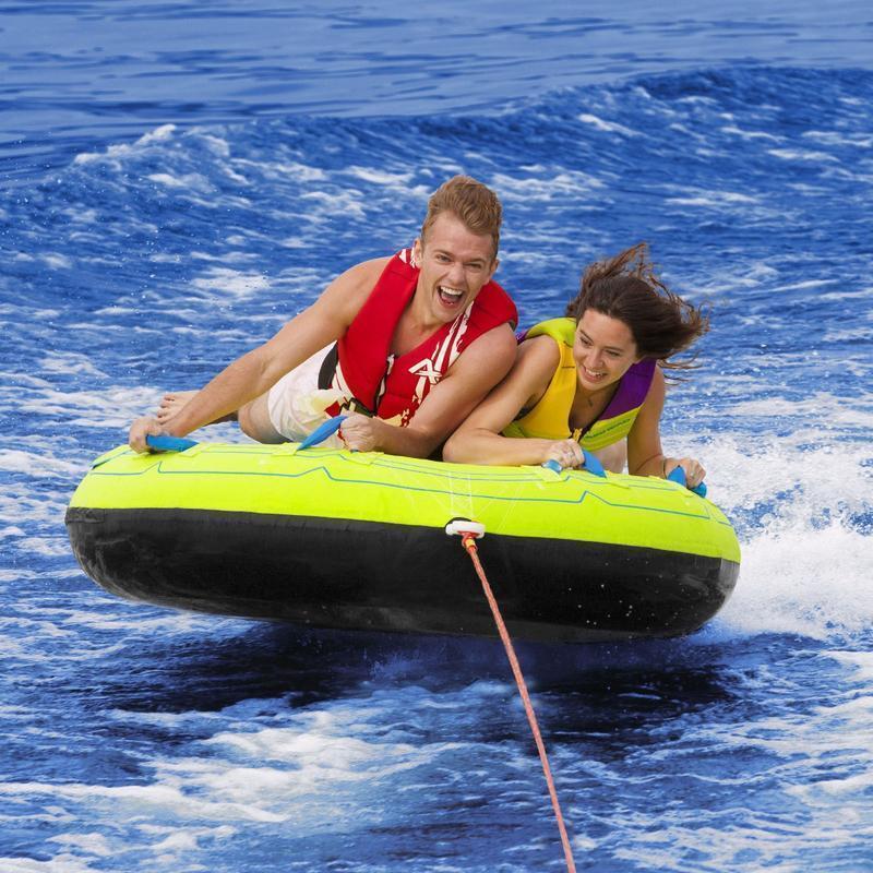 Kwik Tek Qualifies for Free Shipping AIRHEAD Comfort Shell Deck Water Tube 1 or 2 Rider #AHCS-65