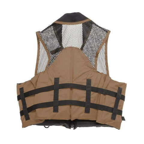 AIRHEAD Deluxe Mesh Fishing Vest 4XL/6XL Bark #12003-21-A-BA