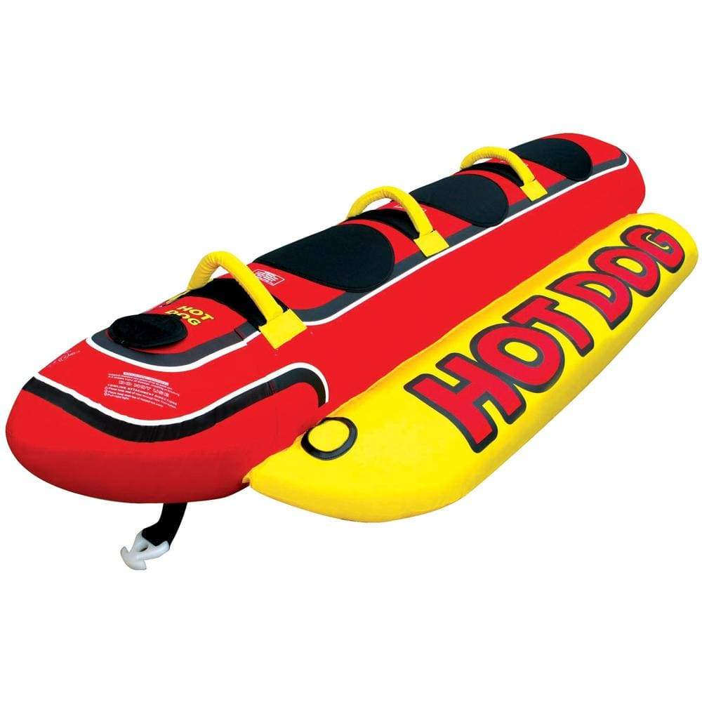 Kwik Tek Qualifies for Free Shipping AIRHEAD Hot Dog Towable Tube 3-Rider #HD-3