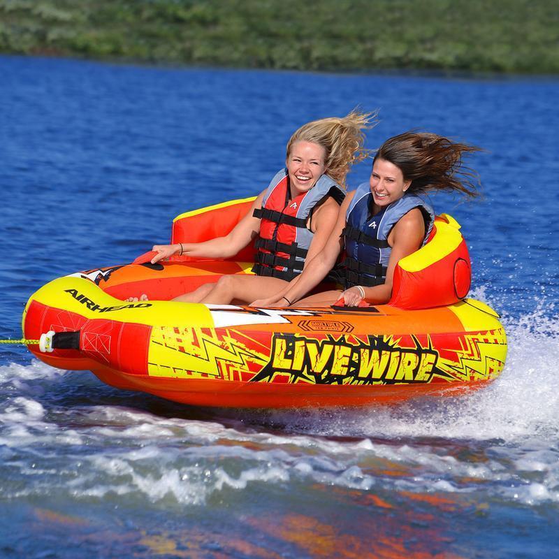 Kwik Tek Qualifies for Free Shipping AIRHEAD Live Wire II Towable 2-Person #AHLW-2