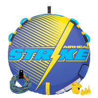 AIRHEAD Strike 2 Tube 1 Rider Towable with Pump and Rope #AHST-23K