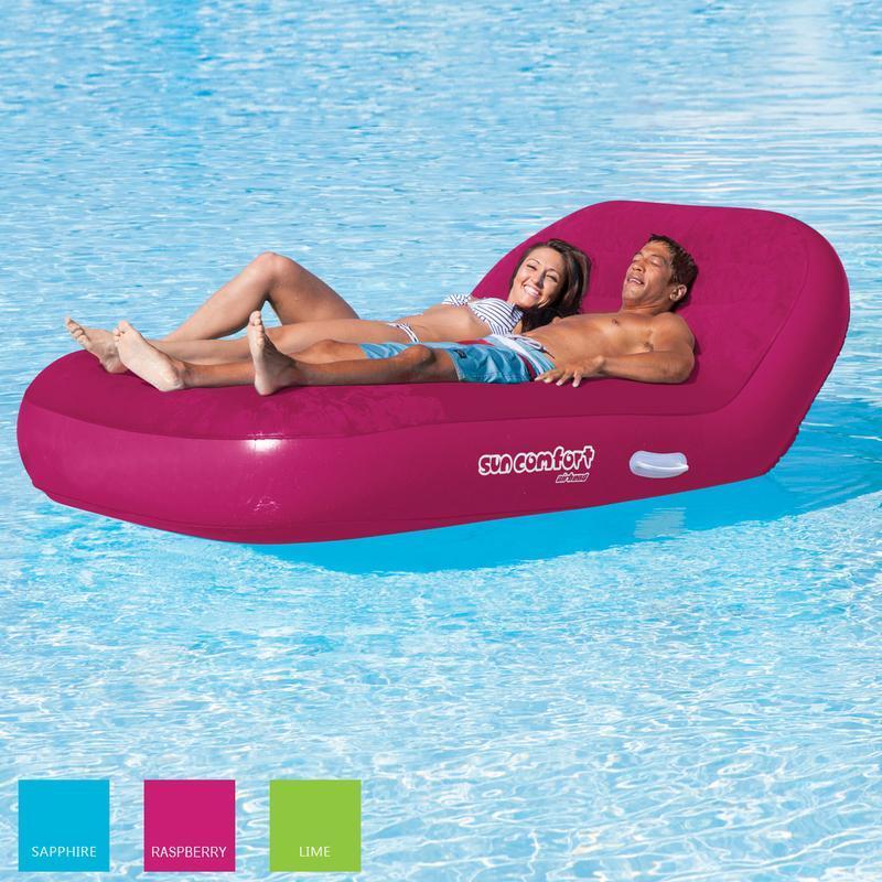 AIRHEAD Sun Comfort Double Chaise Lounge Raspberry #AHSC-011