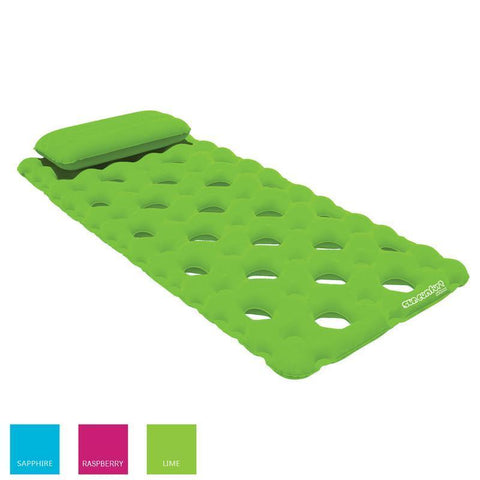 Kwik Tek Qualifies for Free Shipping AIRHEAD Sun Comfort Suede Float Lime #AHSC-022