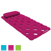 Kwik Tek Qualifies for Free Shipping AIRHEAD Sun Comfort Suede Float Raspberry #AHSC-023
