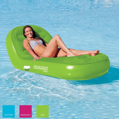AIRHEAD Suncomfort Cool Suede Chaise Lounge Lime #AHSC-007