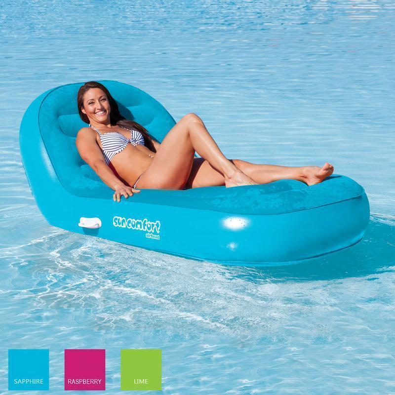 AIRHEAD Suncomfort Cool Suede Chaise Lounge Sapphire #AHSC-009