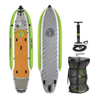 Kwik Tek Not Qualified for Free Shipping Airhead SUP Bonefish 1138 iSUP Green and Brown #AHSUP-18