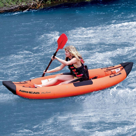 AIRHEAD Travel Kayak Deluxe 9' 9" 1-Person Inflatable Kayak #AHTK-1