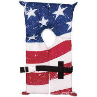 Kwik Tek Qualifies for Free Shipping Airhead Type II Keyhole Child Life Jacket Vest Stars/Stripes #10000-02-A-US