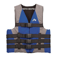 AIRHEAD Vest-L/XL Blue Nylon #10010-05-A-BL