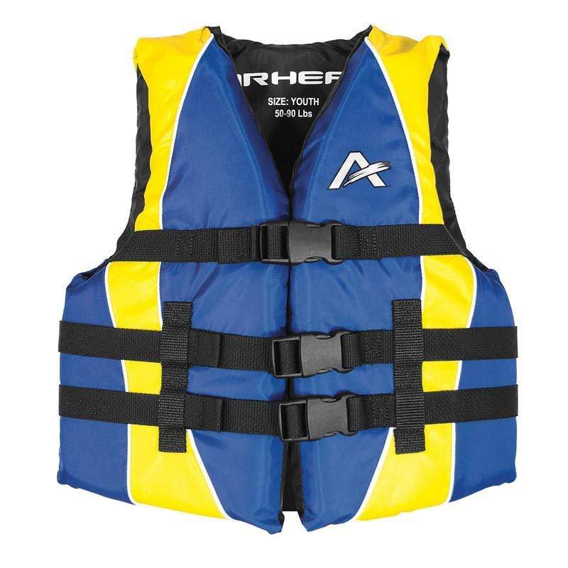 AIRHEAD Vest-Youth Blue/Yellow Nylon #10010-03-A-BLYW