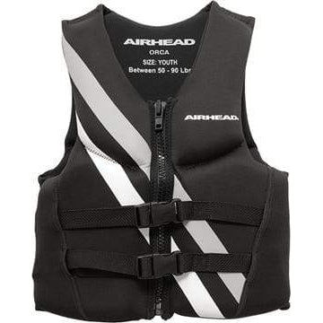 Kwik Tek Qualifies for Free Shipping AIRHEAD Vest Youth Orca Neolite #10075-03-B-BK