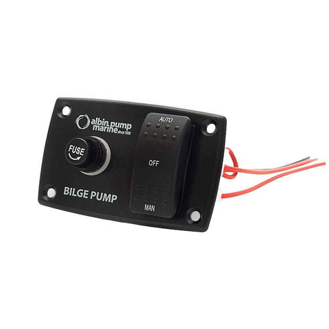 Albin Pump 3-Way Bilge Panel 12/24v #01-66-027