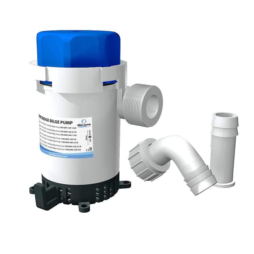 Albin Pump Cartridge Bilge Pump 750 GPH 12v #01-02-003