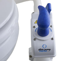 Albin Pump Marine Toilet Manual Compact Low #07-01-003