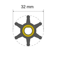 Albin Pump Marine Qualifies for Free Shipping Albin Pump Premium Impeller Kit 06-01-001 32x8x12mm #06-01-001