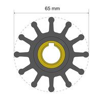 Albin Pump Marine Not Qualified for Free Shipping Albin Pump Premium Impeller Kit 06-01-018 65x15.8x41.5mm #06-01-018