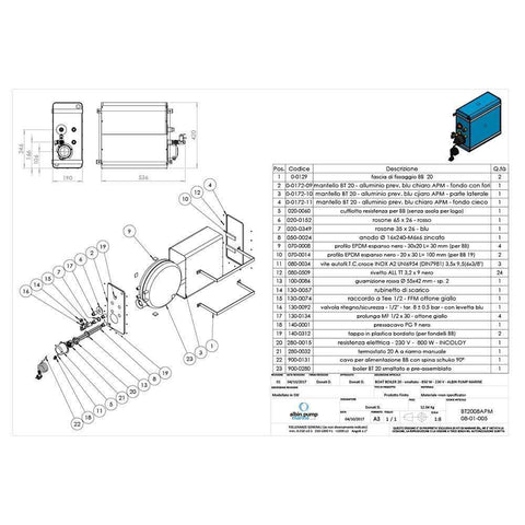 Albin Pump Marine Not Qualified for Free Shipping Albin Pump Premium Square Water Heater 6 Gallon 120v #08-01-028