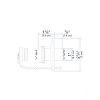 Ambassador Marine Qualifies for Free Shipping Ambassador Marine Aidack Shut-Off Valve Hot/Cold Mini #136-1706-CP