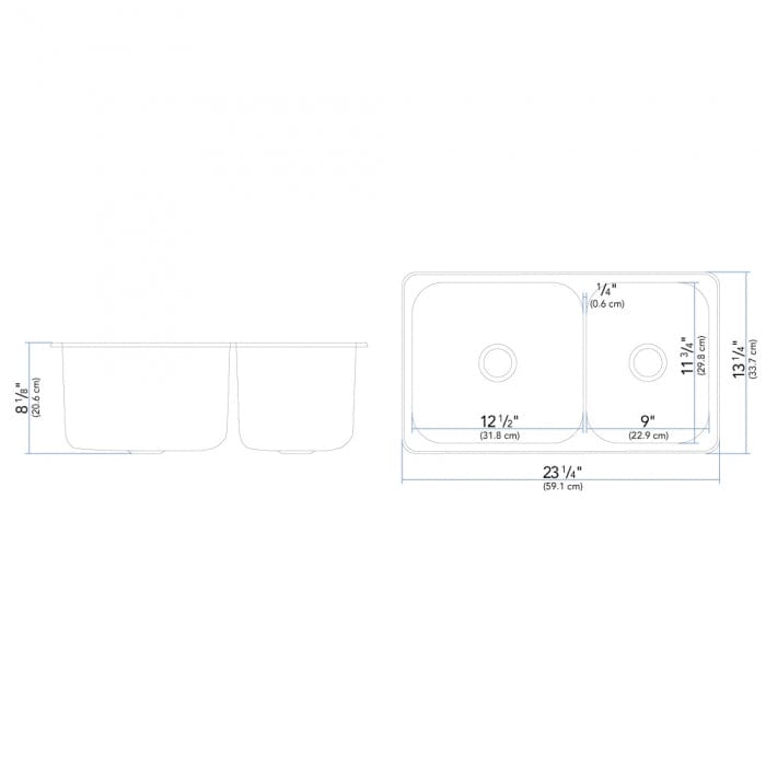 Ambassador Marine Qualifies for Free Shipping Ambassador Marine Double Rectangle Sink Ultra-Mirror Finish #S54-1823-UM-R