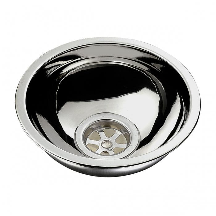 Ambassador Marine Qualifies for Free Shipping Ambassador Marine Half-Sphere Sink Ultra-Mirror Finish SS #S24-1408-UM-R