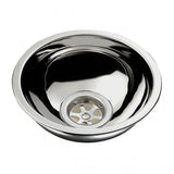 Ambassador Marine Qualifies for Free Shipping Ambassador Marine Half-Sphere Sink Ultra-Mirror Finish SS #S24-1408-UM-R