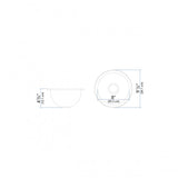 Ambassador Marine Qualifies for Free Shipping Ambassador Marine Half-Sphere Sink Ultra-Mirror Finish SS #S24-1408-UM-R