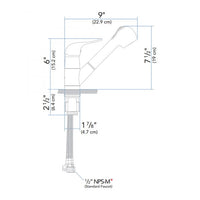 Ambassador Marine Qualifies for Free Shipping Ambassador Marine Stasis Small Pull-Out Galley Faucet Chrome #133-0112-CP