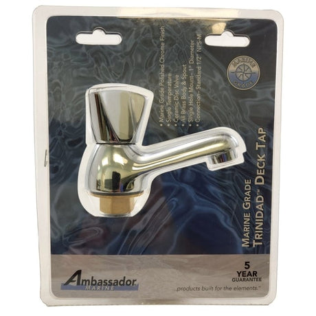 Ambassador Marine Qualifies for Free Shipping Ambassador Marine Trinidad Deck Tap Chrome #133-0211-CP