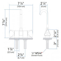 Ambassador Marine Qualifies for Free Shipping Ambassador Marine Trinidad Elite Folding Faucet J Spout #133-0210-CP