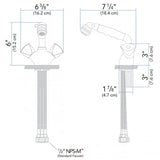 Ambassador Marine Qualifies for Free Shipping Ambassador Marine Trinidad Head/Shower Combo Faucet #134-0204-CK