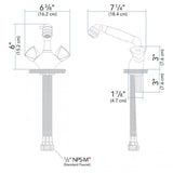 Ambassador Marine Qualifies for Free Shipping Ambassador Marine Trinidad Head/Shower Combo Faucet #134-0224-CW