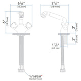 Ambassador Marine Qualifies for Free Shipping Ambassador Marine Trinidad Head/Shower Combo Faucet #135-0204-CW