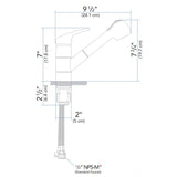 Ambassador Marine Qualifies for Free Shipping Ambassador Marine Universal/Pacifica Pull-Out Galley Faucet #132-0003-CP