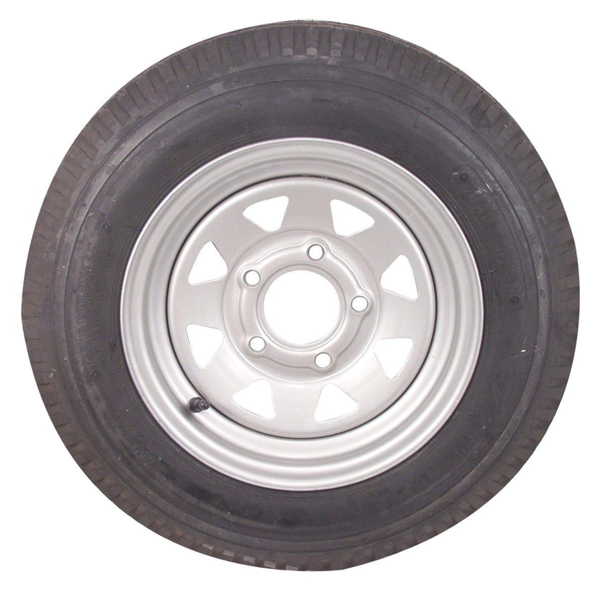 Americana Bias Tire/Wheel 5.30 12 C/5-Hole Silver Spoke #30818