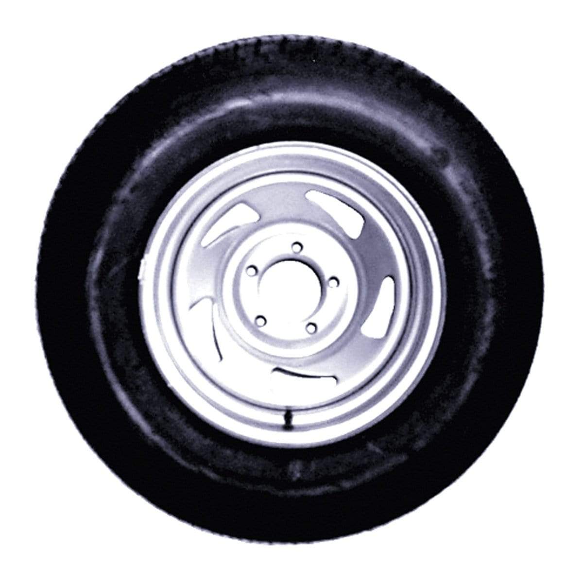 Americana Tire & Wheel Not Qualified for Free Shipping Americana ST205/75R14C 5-Hole Silver Blade Rim #32115