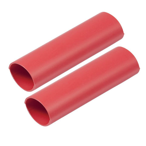 Ancor Qualifies for Free Shipping Ancor 1" Red Heavy Wall Shrink 6" Pc 2-pk #327606