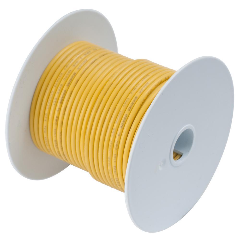 Ancor 100' Yellow 18 Gauge Wire #101010