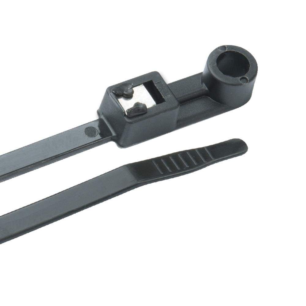 Ancor Qualifies for Free Shipping Ancor 11" UV Black Mounting Self Cutting Cable Ties 500-pk #199305