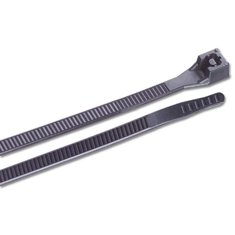 Ancor Qualifies for Free Shipping Ancor 11" UV Black Standard Cable Ties 100-pk #199211