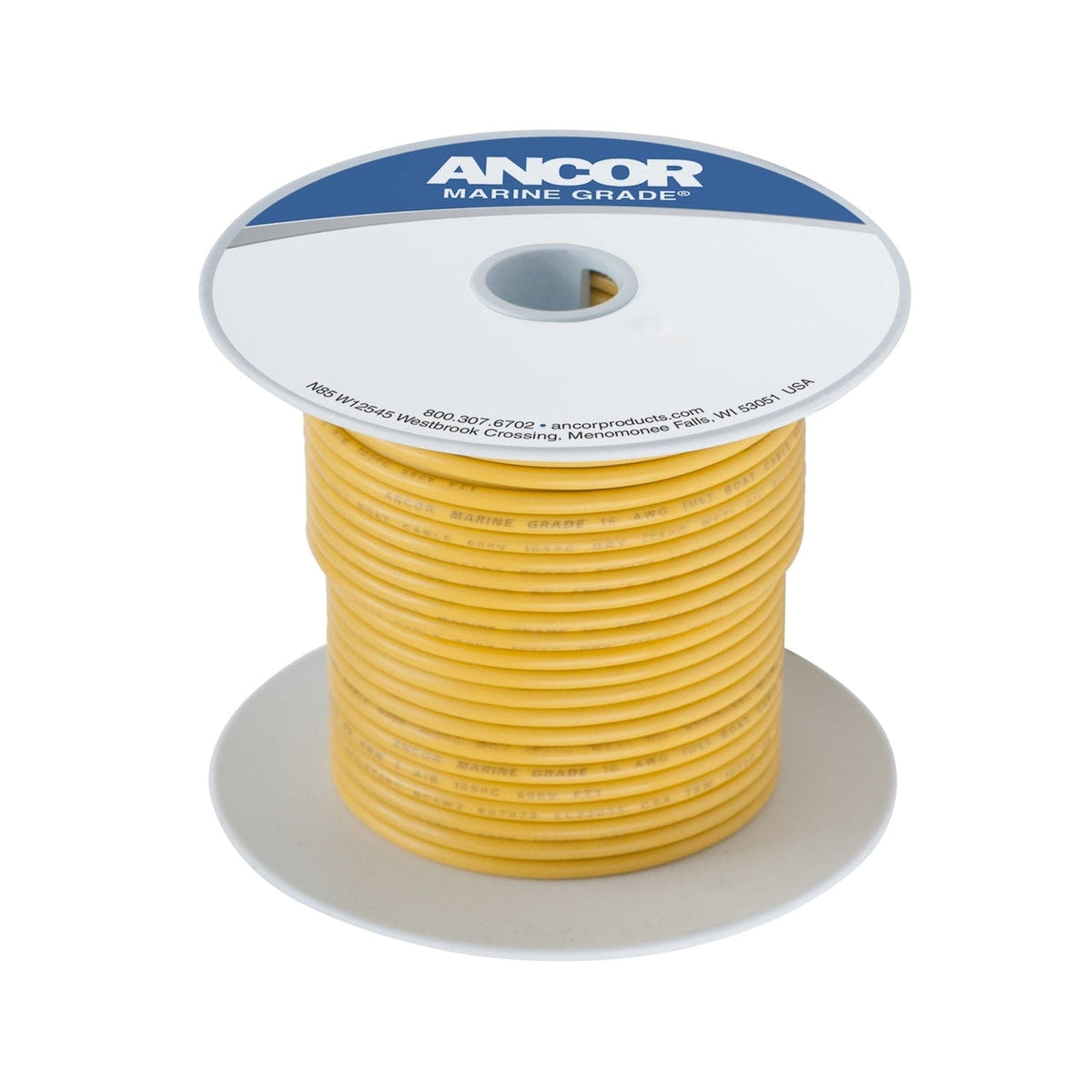Ancor Qualifies for Free Shipping Ancor #12 Yellow Wire 250' #107025