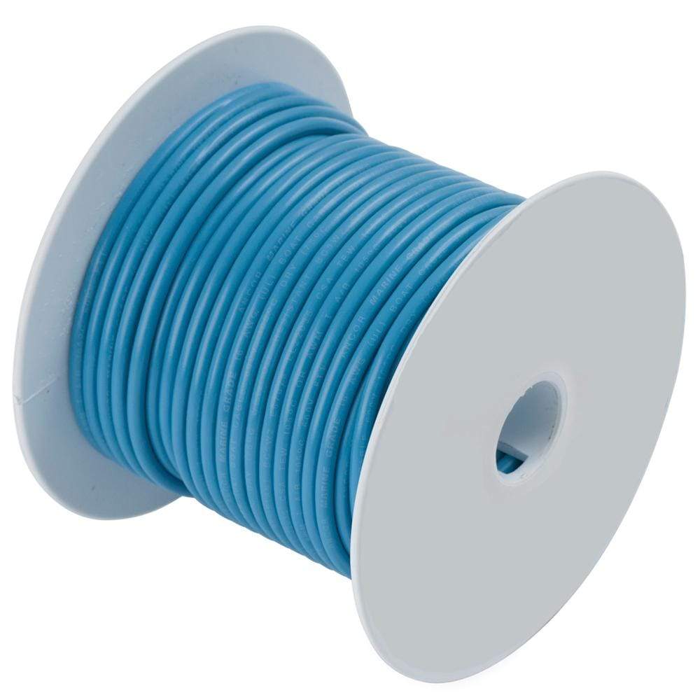 Ancor Qualifies for Free Shipping Ancor #16 Light Blue Wire 100' #101910