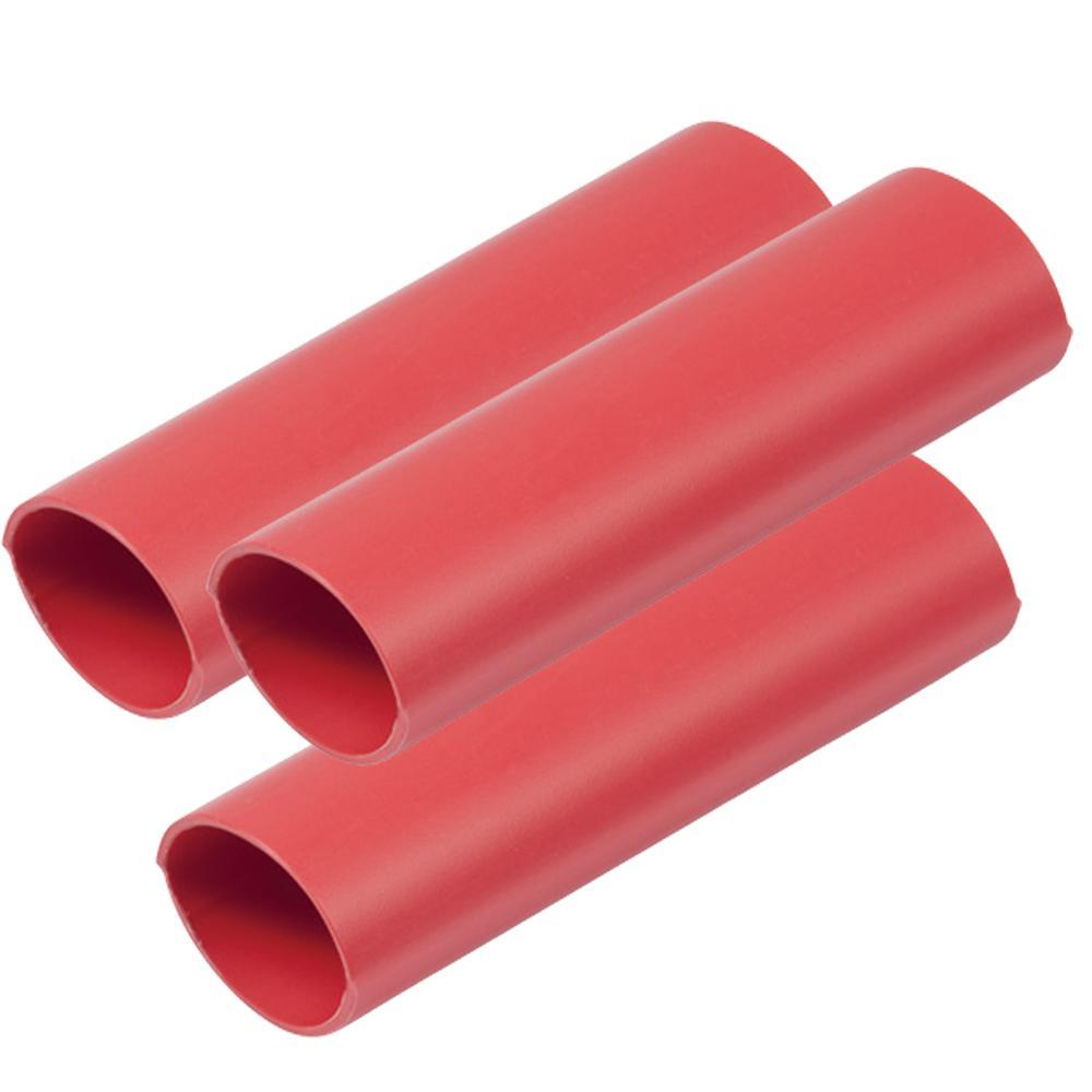 Ancor Qualifies for Free Shipping Ancor 3/4 Red Heat Shrink Tube 6" Pc 3-pk #326606