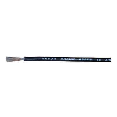 Ancor Qualifies for Free Shipping Ancor 500' Black 18 Gauge Wire #100050