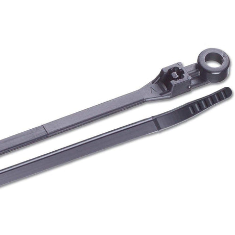 Ancor Qualifies for Free Shipping Ancor 6" UV Black Mounting Cable Ties 100-pk #199253