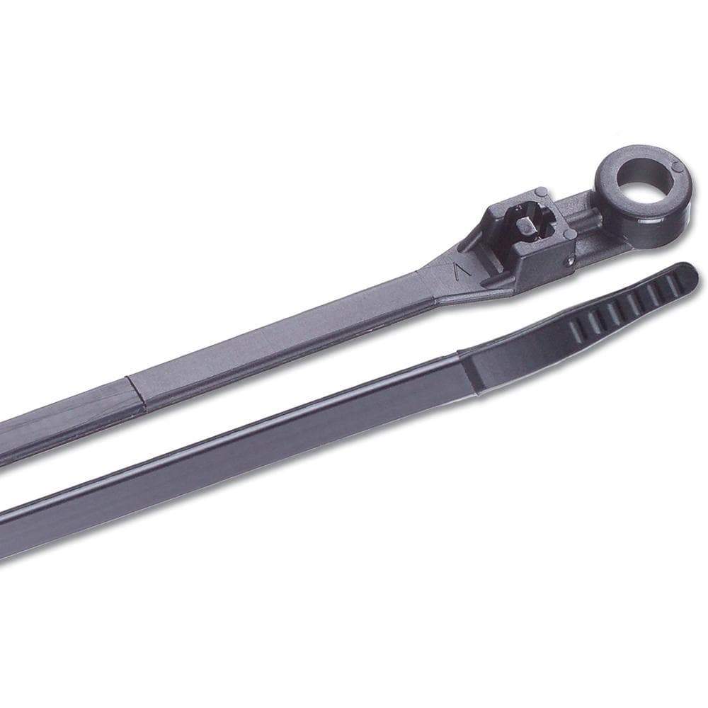 Ancor Qualifies for Free Shipping Ancor 6" UV Black Mounting Cable Ties 100-pk #199253